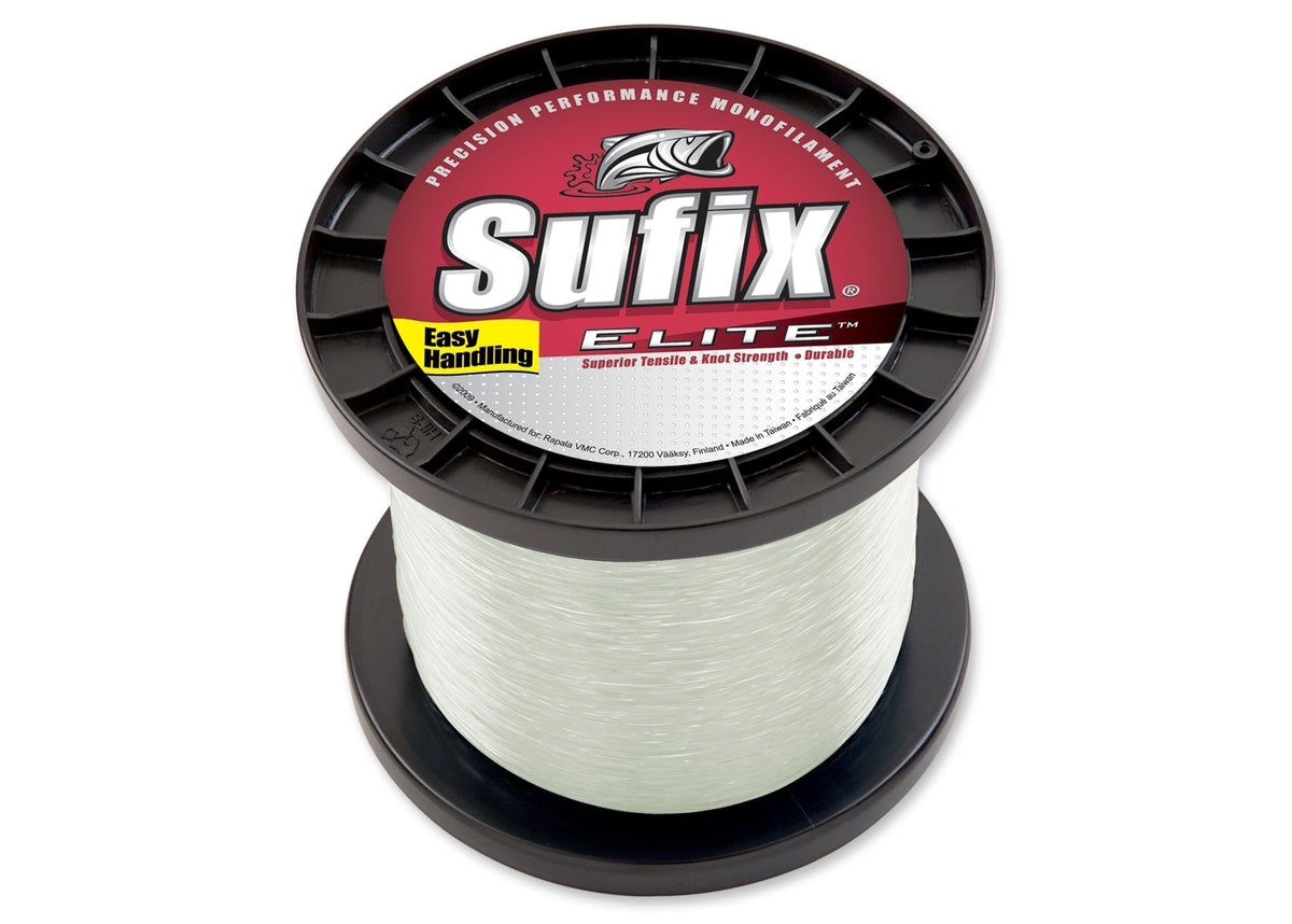 Sufix Elite 3000-Yards Spool Size Fishing Line (Clear, 10-Pound)