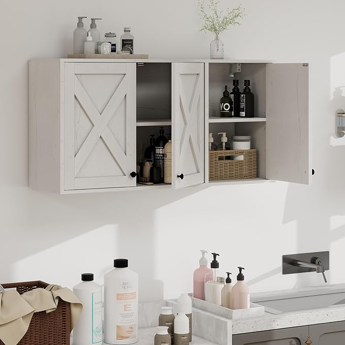 YOURLITE Laundry Cabinet, Medicine Cabinet, Bathroom Kitchen Storage Wall