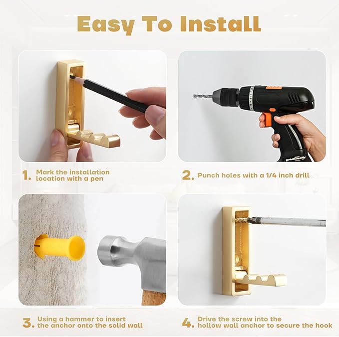 Folding Coat Hooks