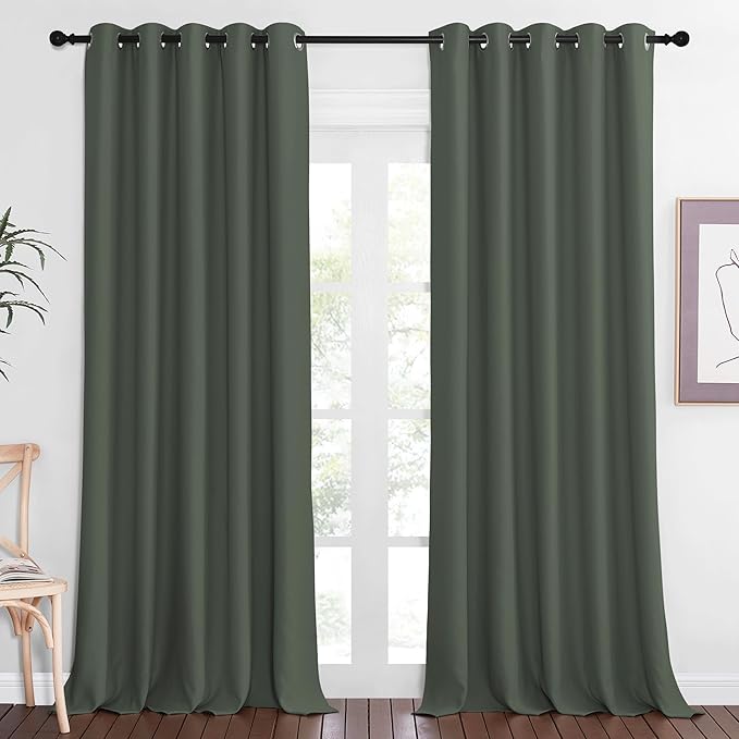 NICETOWN Blackout Curtain for Bedroom 102 inches Long