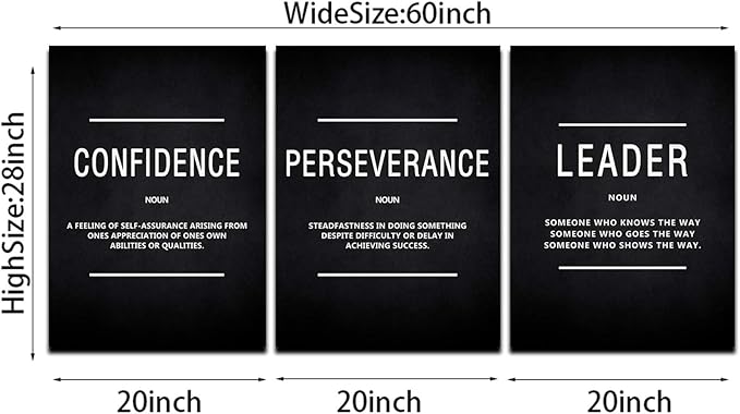 KAWAHONE Large Motivation Posters