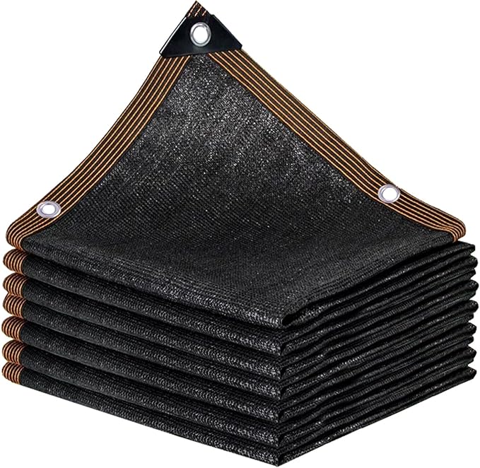 Garden Shade Cloth, 80%-90% Resistant Sun Shade Neting Mesh Tarp with HDPE Material and Reinforced Grommets, Sunblock Trap for Greenhouse Plant Pergola Backyard Patio, 6x20FT