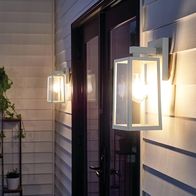 MAXvolador Outdoor Wall Sconce, Large Exterior Waterproof Wall Lantern Light