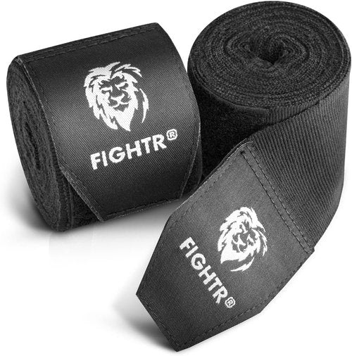 FIGHTRî Boxing Handwraps - 160-Inch Semi-Elastic Wraps with Thumb Loop for MMA & Martial Arts