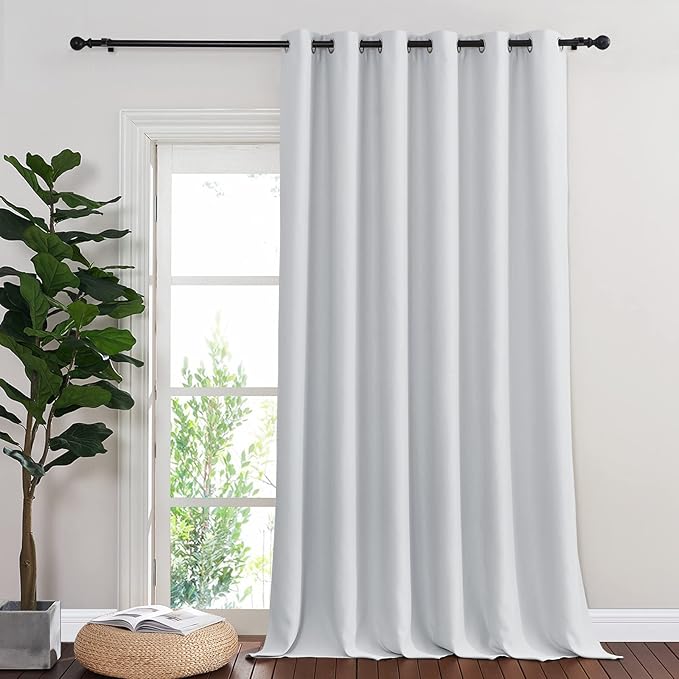 NICETOWN Patio Door Curtain Vertical Blinds, Grommet Top Room Divider Curtain