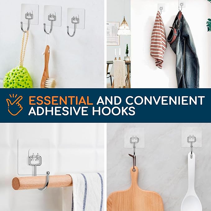 GLUIT Adhesive Large Wall Hooks