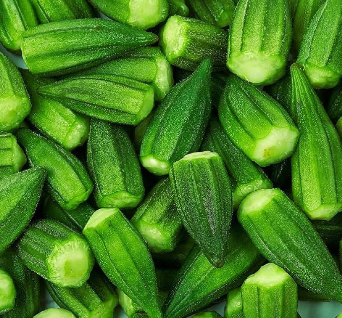 Okra Seeds for Planting - Plant & Grow Blondy Okra in Home Outdoor Garden - Heirloom & Non GMO - Planting Instructions for Abundant Harvests, Great Gardening Gift, 3 Packets