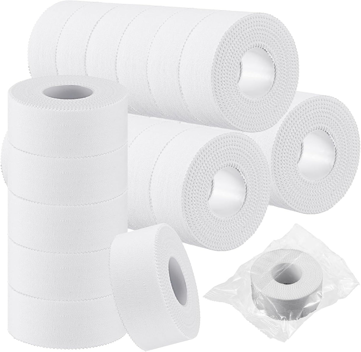 Threlaco Athletic Porous Tape - 1" Wide x 10 Yards | Medical Adhesive for Sports & Muscle Support