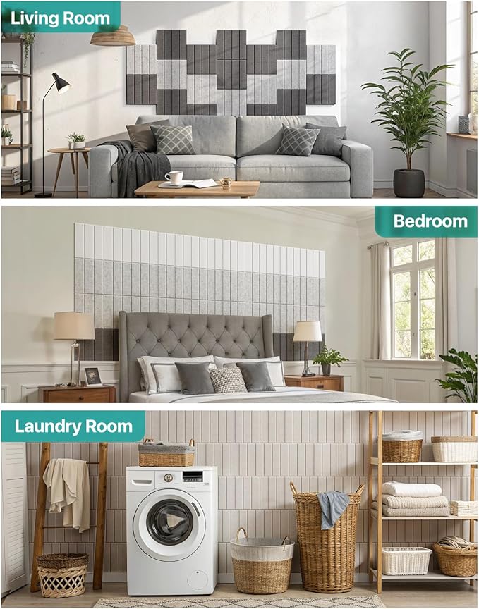 12 Pack Sound Proof Foam Panels