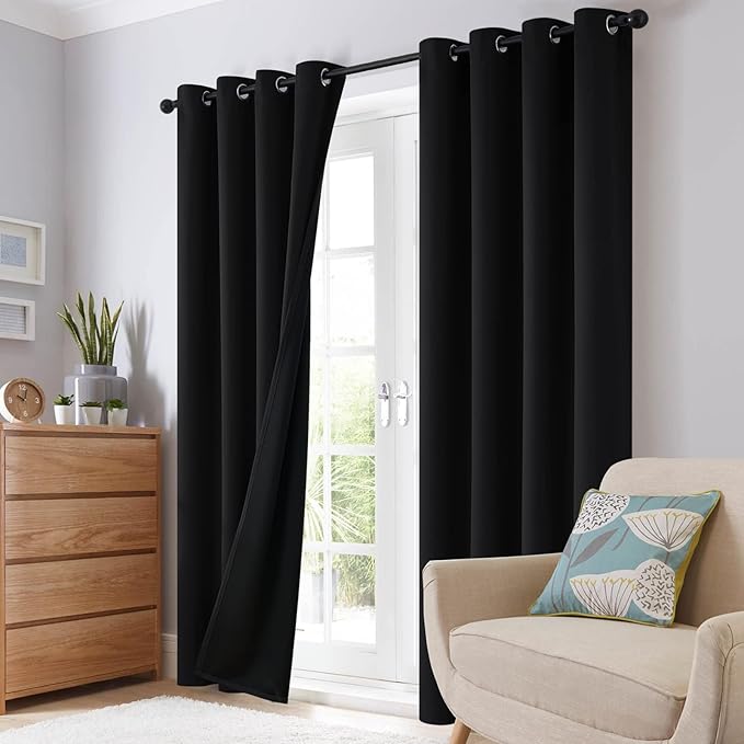 SimpleHome 100% Blackout Curtains