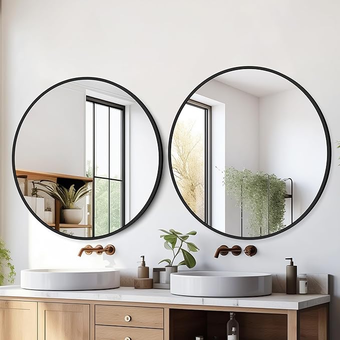 Black Frame Mirror, Bathroom Mirrors