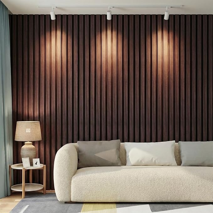 Wood Slat Acoustic Wall Panels-3D Fluted Sound Absorbing Panel
