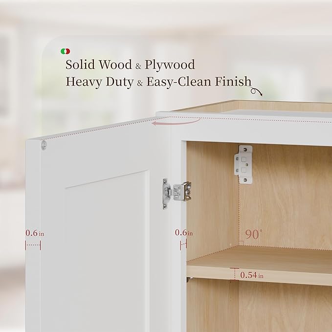 Kisart Laundry Room Cabinets Wall Mounted