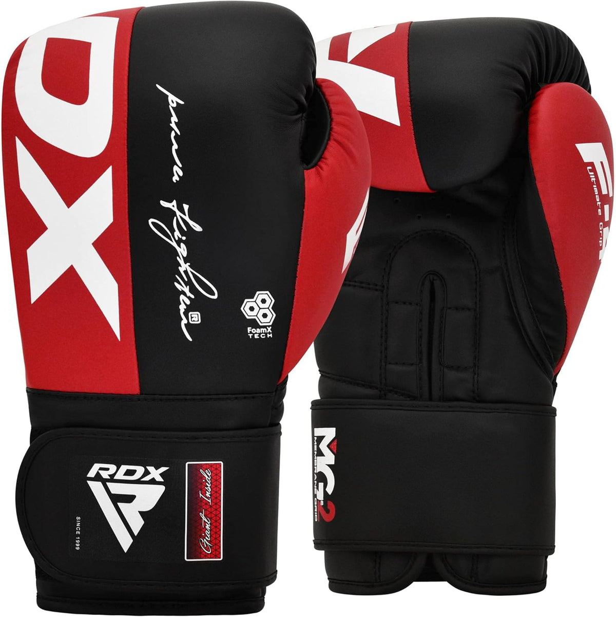 RDX Boxing Gloves - Maya Hide Leather Training Gloves for Muay Thai & Kickboxing | 8-16 oz Options