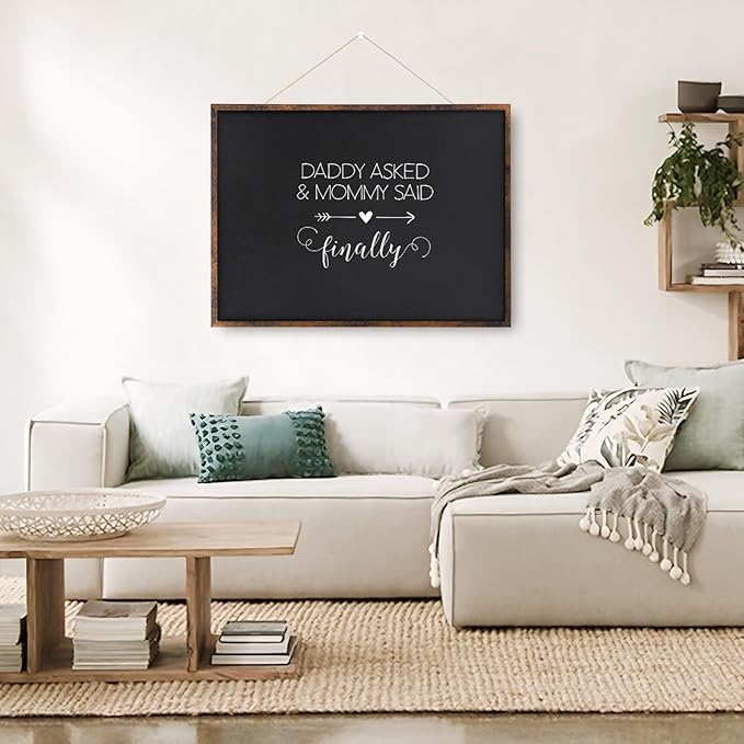 Magnetic Chalkboard, 20x30 Inches Blackboard