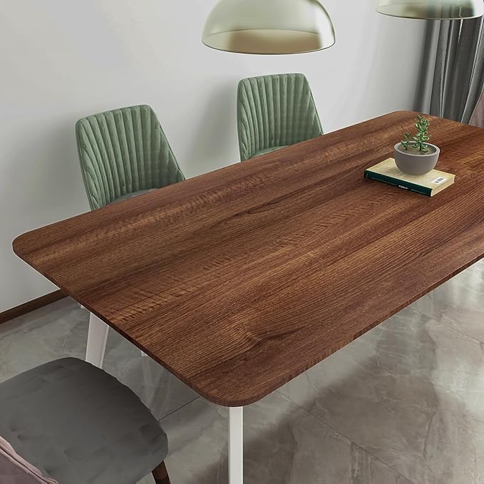 Walnut Wood Grain Contact Paper Peel and Stick Wood Wallpaper 24x78 inch Dark