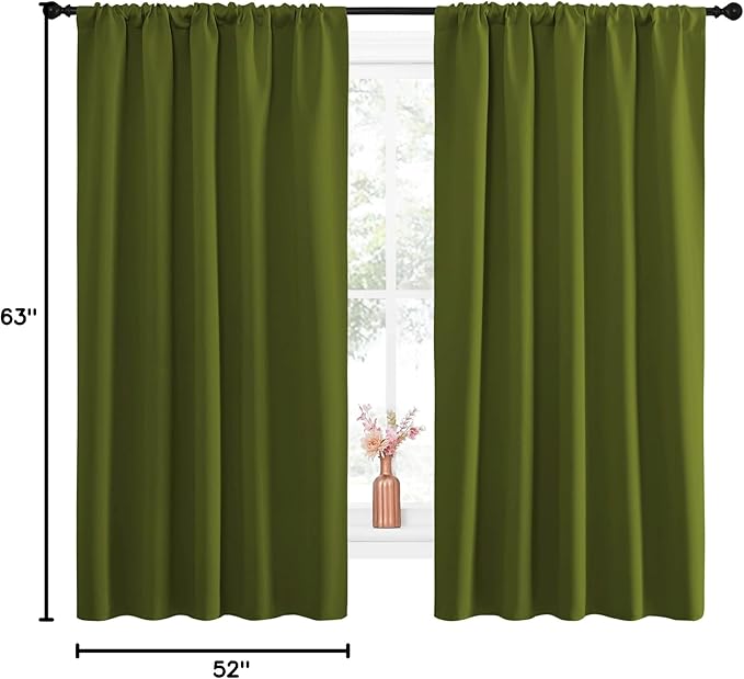 NICETOWN Blackout Draperies and Curtains, Thermal Insulated Window Decoration