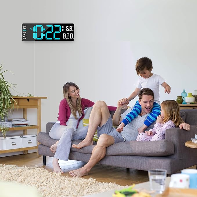 Digital Clock, Digital Wall Clock