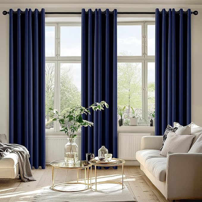 MIULEE Blackout Curtains for Bedroom Living Room 2 Panels, Thermal Insulated