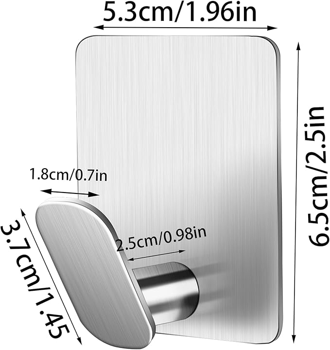DELITON Towel Hooks for Bathrooms