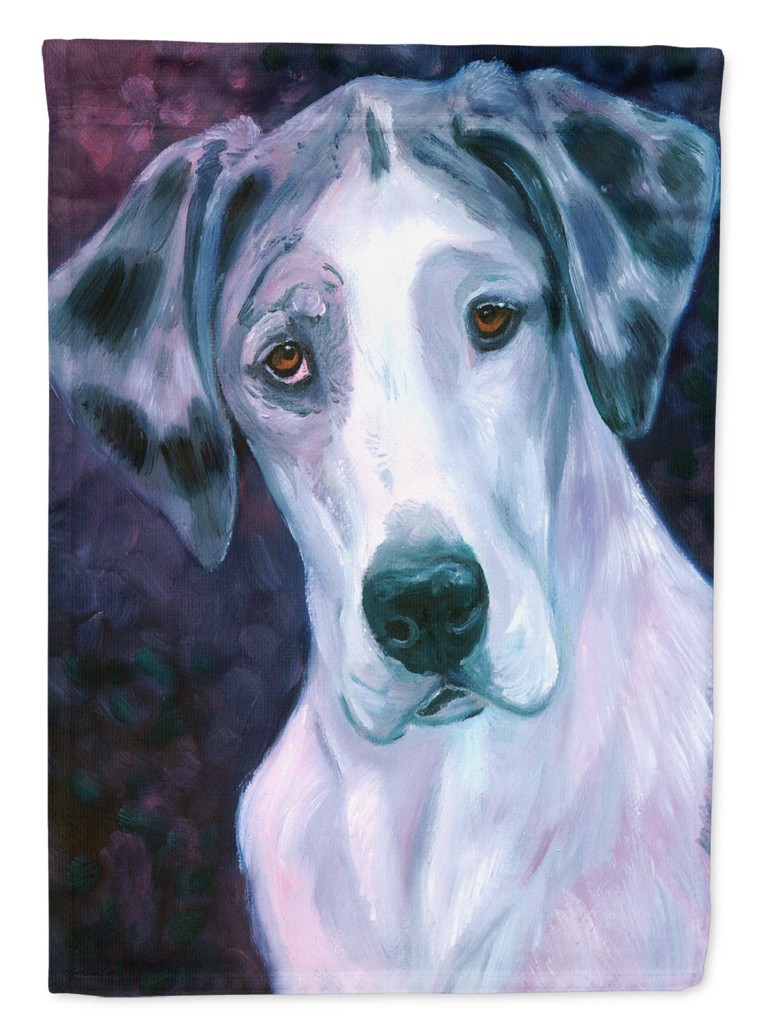 Curious Great Dane Garden Flag â Decorative Outdoor Yard Flag 7441GF