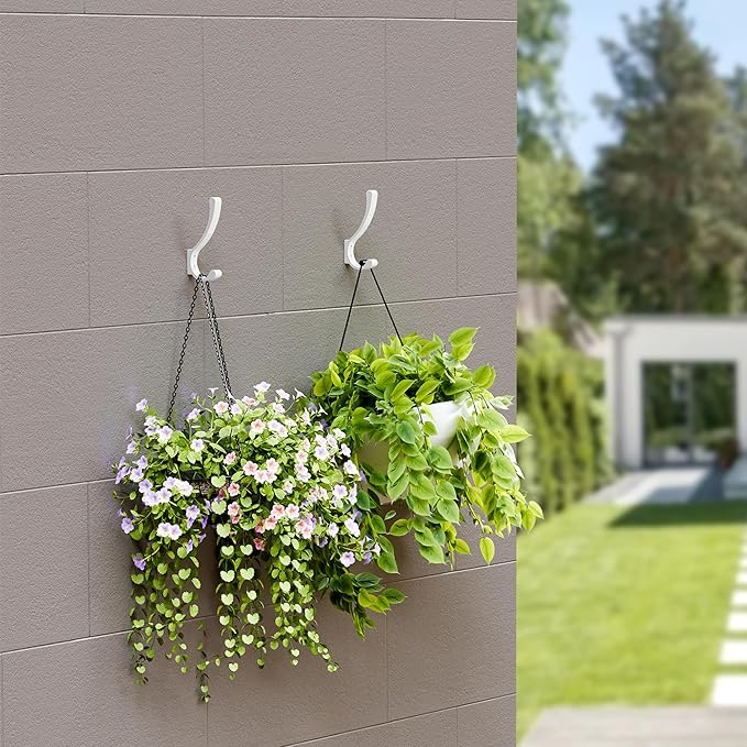 saffruff Wall Mount Coat Hooks, Heavy Duty Metal Hooks