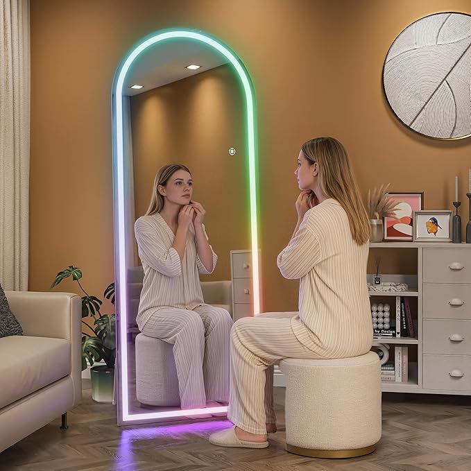 Hasipu Arch Full Length Mirror 55.5 x 15.7 in
