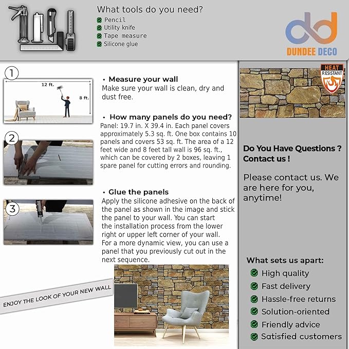 Dundee Deco 3D Wall Panels