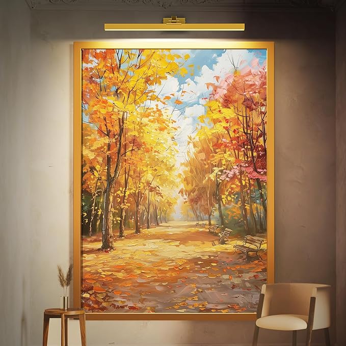 Afyuol Picture Lights for Wall, Battery Operated Picture Light 24in Gallery