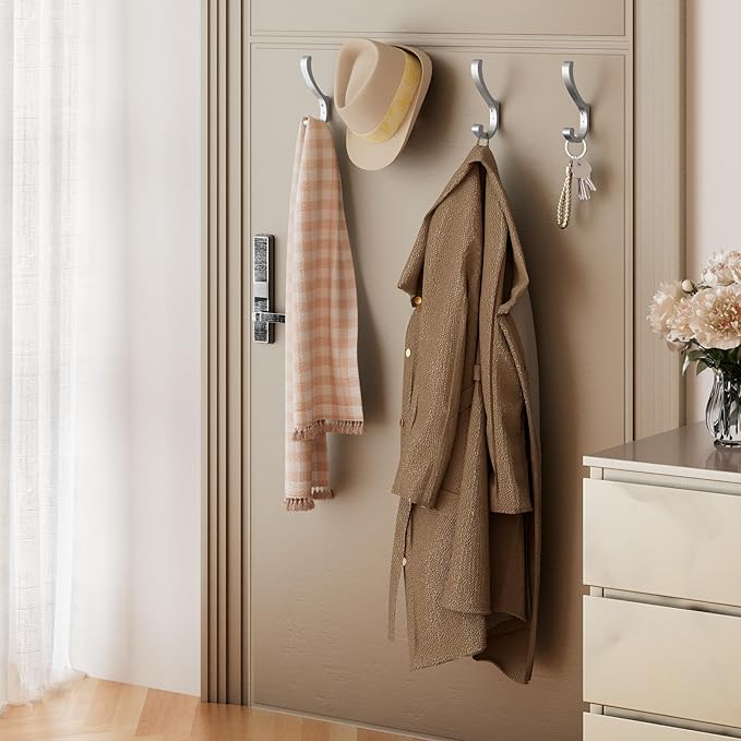 Coat Hooks Wall Mount for Hanging