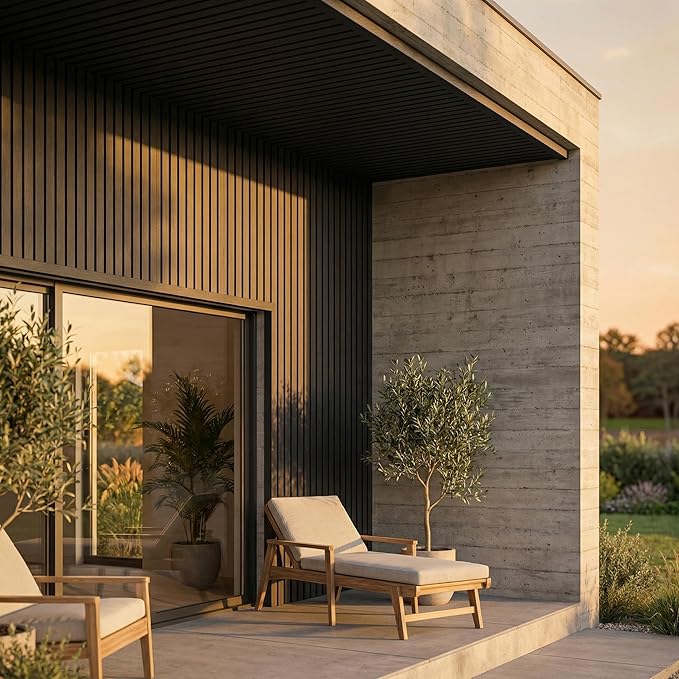 From Plain to Beautiful in Hours WPC Exterior Wall Slat Panels Waterproof