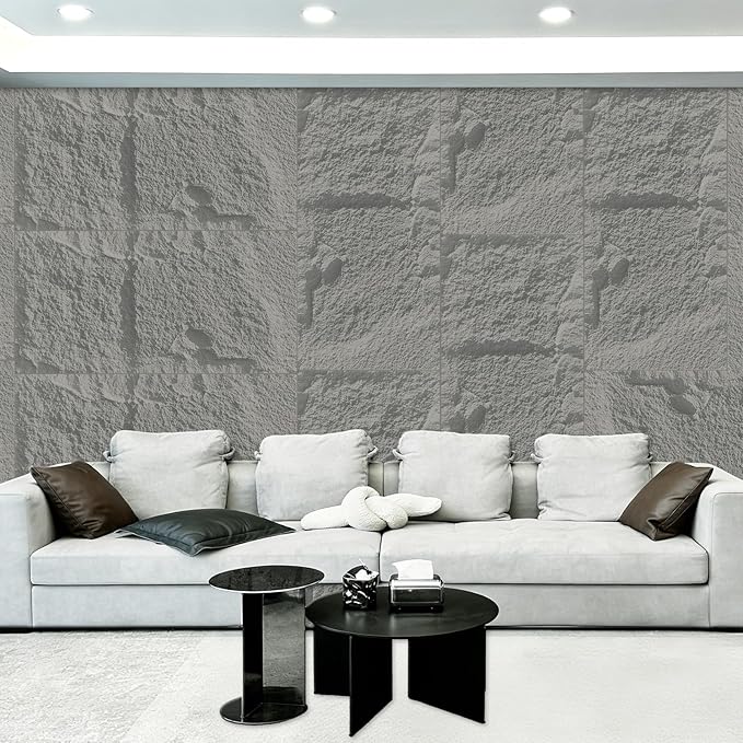 3D Faux Stone Wall Panels, 1.18" wall Panels