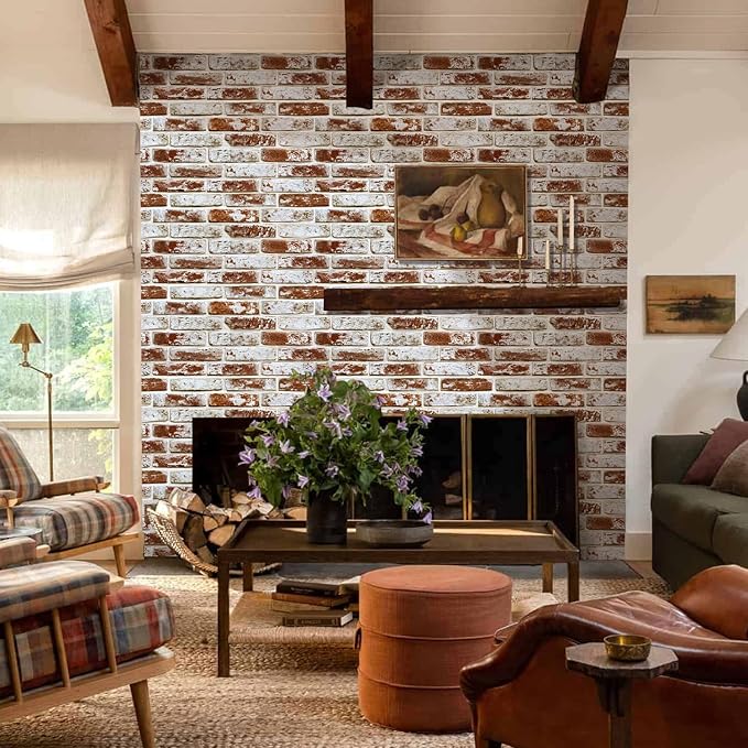 Commomy Faux Brick 3D Wall Panels