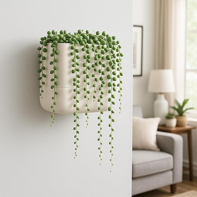 Phoenix Vine 6.5 Inch Wall Mounted Self-Watering Planter Pot