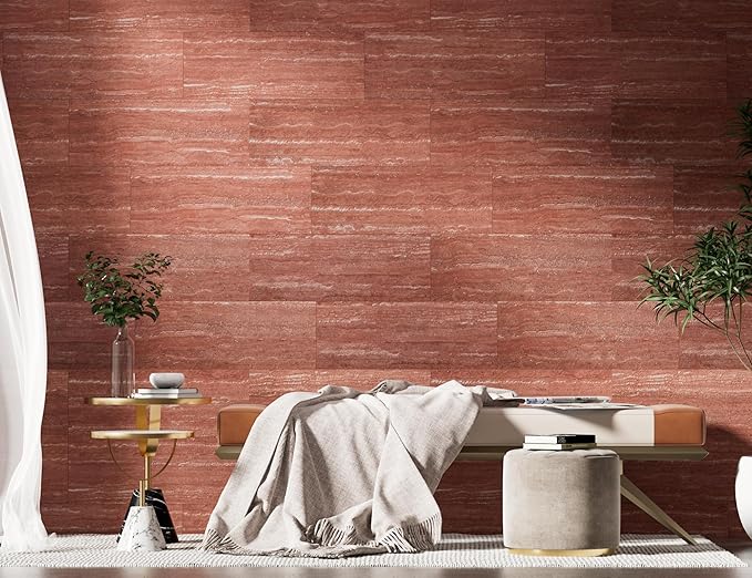 SINGULARWOOD 15pcs/26.46 sq ft Soft Stone Wall Tiles, Flexible Travertine Rock