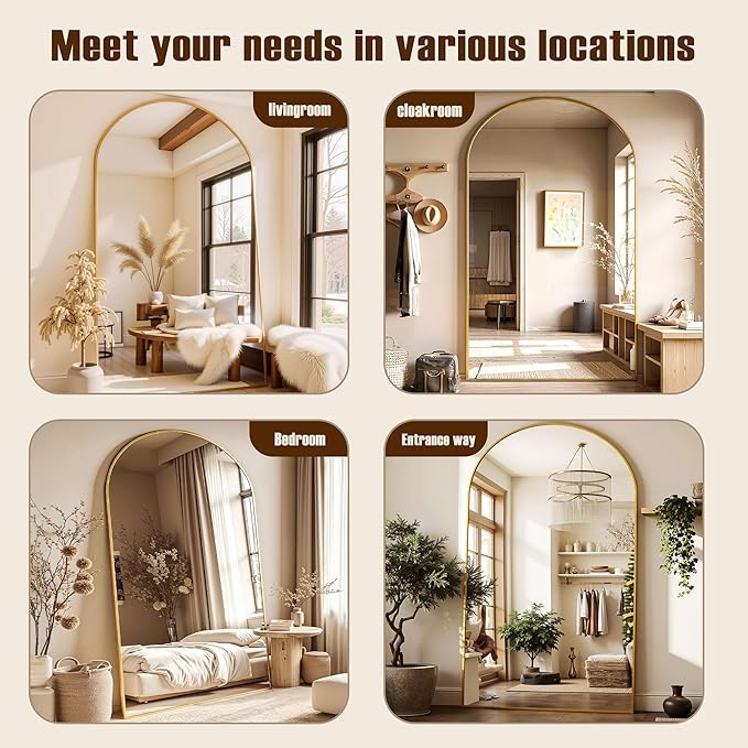 Full Length Mirror, Oversized Floor Mirrors, Leaning Free Standing Mirrors
