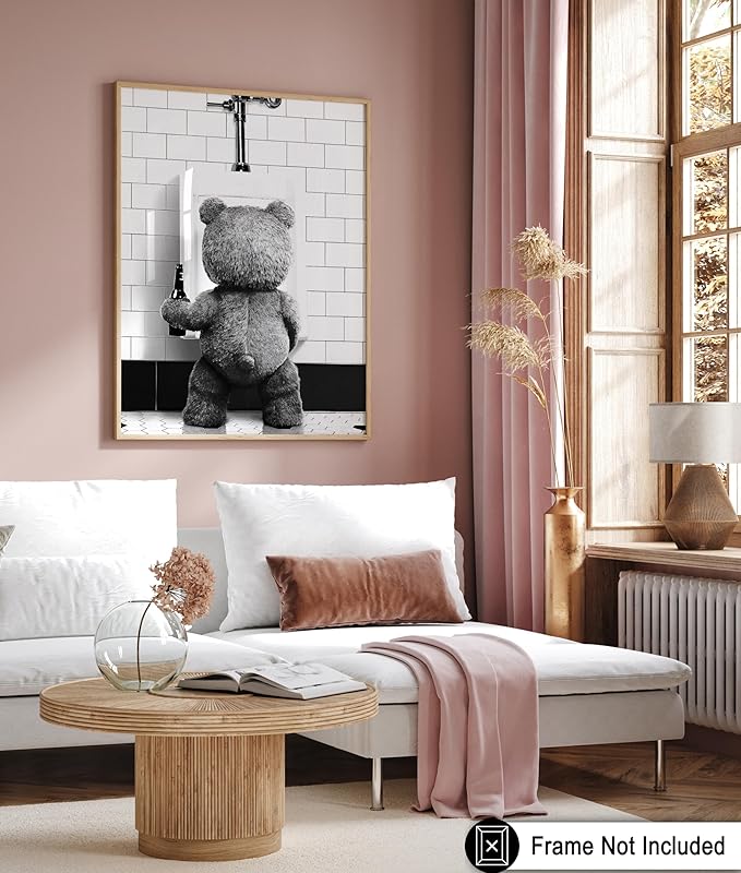 Poster Master Funny Teddy Bear Print