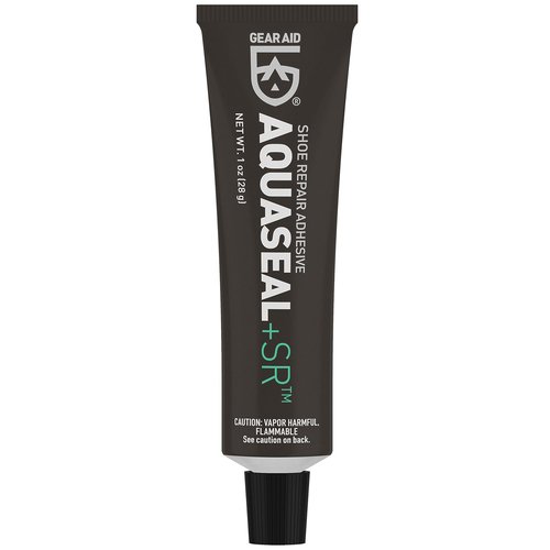 GEAR AID Aquaseal SR Shoe Repair Adhesive - Fix Holes in Hiking & Work Boots | Clear, 1 oz