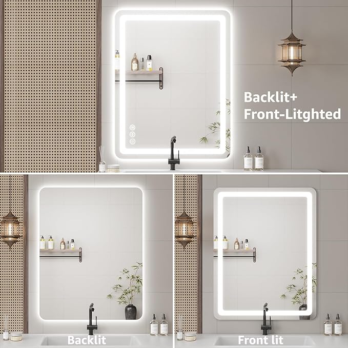 60" x 30" Led Bathroom Mirror