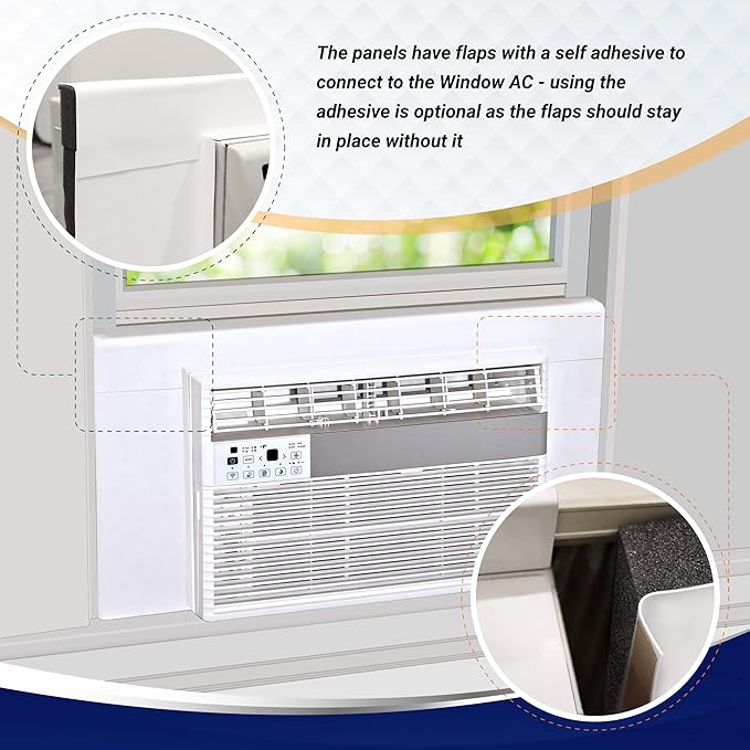 Breeze Stop Surround Insulation Side Panels White