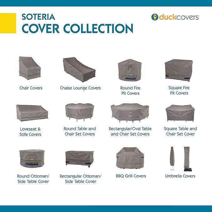 DUCKCOVERS Soteria Waterproof 86 Inch Patio Chaise Lounge Chair Cover, Chaise Lounge Covers Outdoor