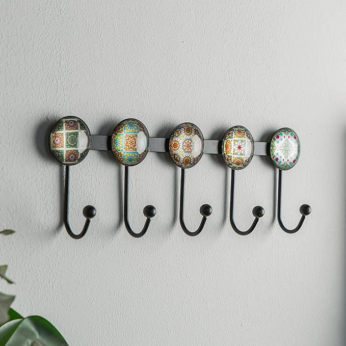 Boho Coat Rack Wall Mounted