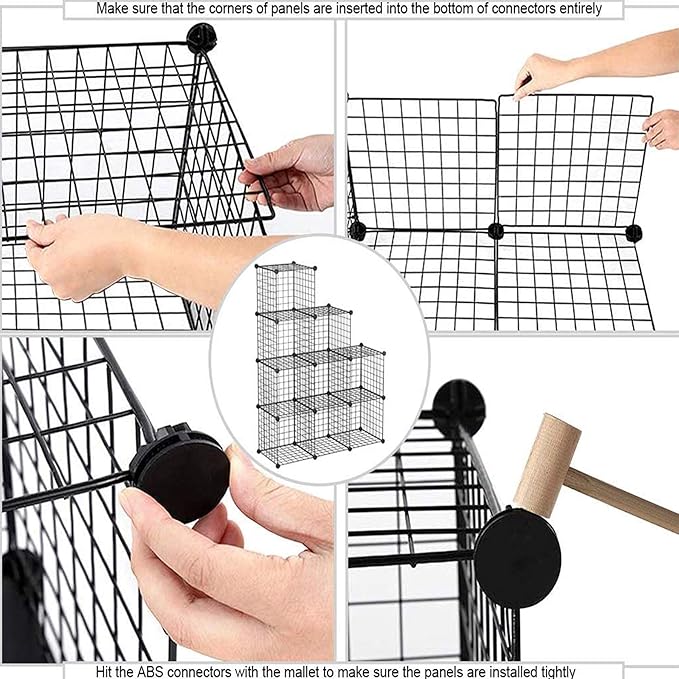 C&AHOME Wire Cube Storage