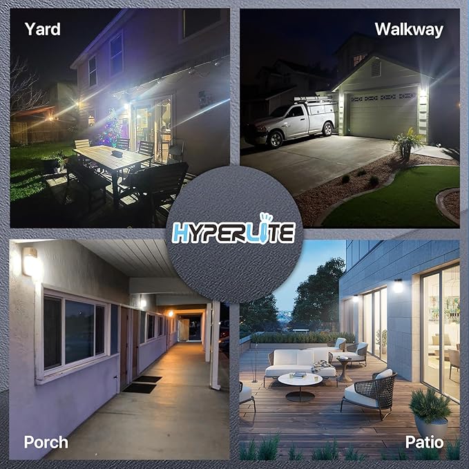 HYPERLITE LED Wall Pack Light: 30W 3600lm 5000K LED Wall Pack