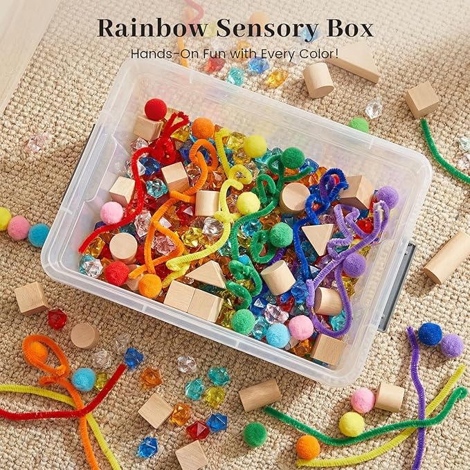 DomeStar 150PCS Multicolored Acrylic Fake Gems, Crushed Ice Rocks Pirate Treasure Jewels Vase Fillers, Table Scatter, Sensory Bin Filler, Photo Props, Pirate Party Favors Easter Decor
