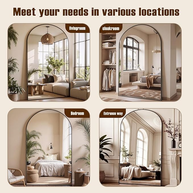 Full Length Mirror, Oversized Floor Mirrors, Leaning Free Standing Mirrors