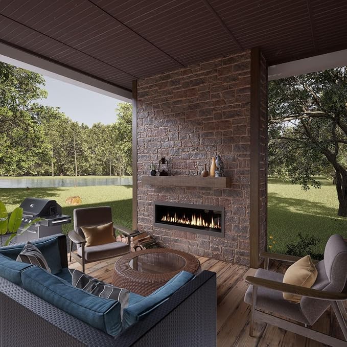 EverStone Cobblestone Faux Stone Panel, Breckenridge Color