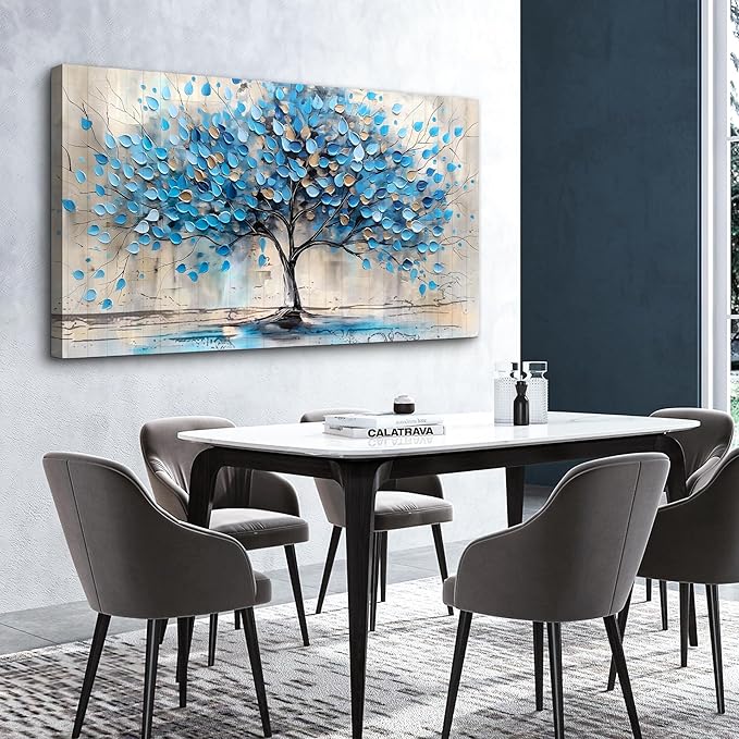 Lapremoly Textured Abstract Wall Pictures Artwork Large Wall Decor