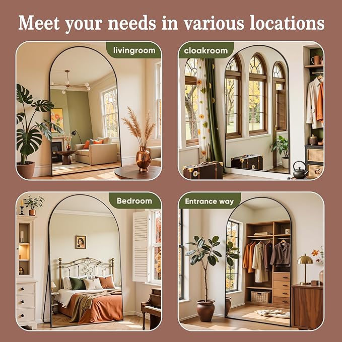 Full Length Mirror, Oversized Floor Mirrors, Leaning Free Standing Mirrors