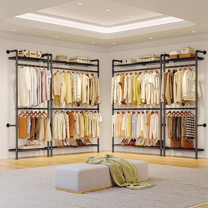 ONBRILL H1 Plus Expandable Wall Mounted Closet System, 2FT-3.3FT Closet